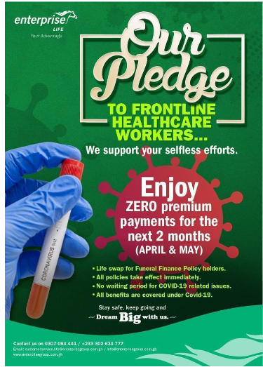 COVID – 19 - Enterprise Life Offers Special Package to Healthcare Workers