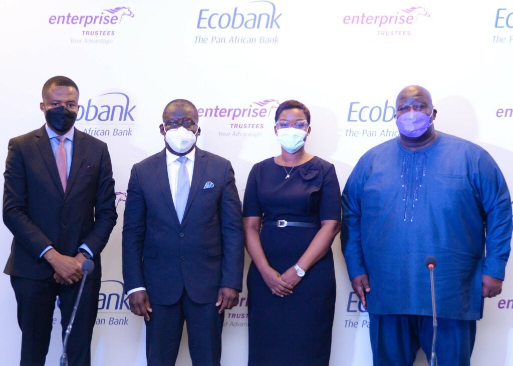 Ecobank Ghana - Enterprise Trustees Ltd sign a partnership agreement to deliver pension backed mortgage to Ghanaian workers