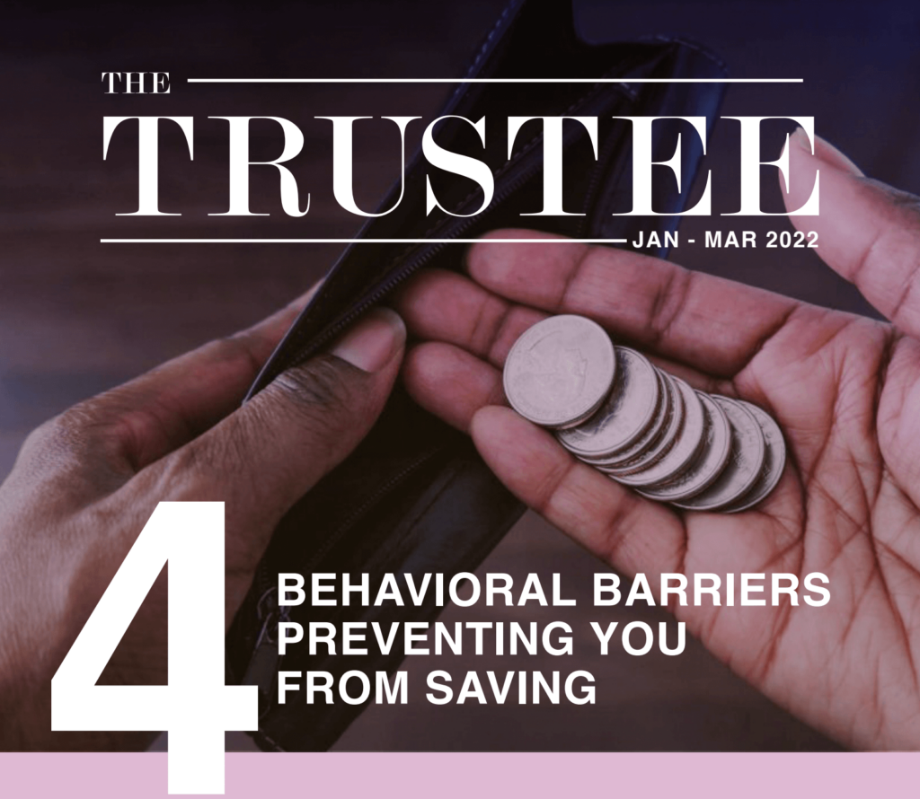 Behavorial barriers preventing you from saving