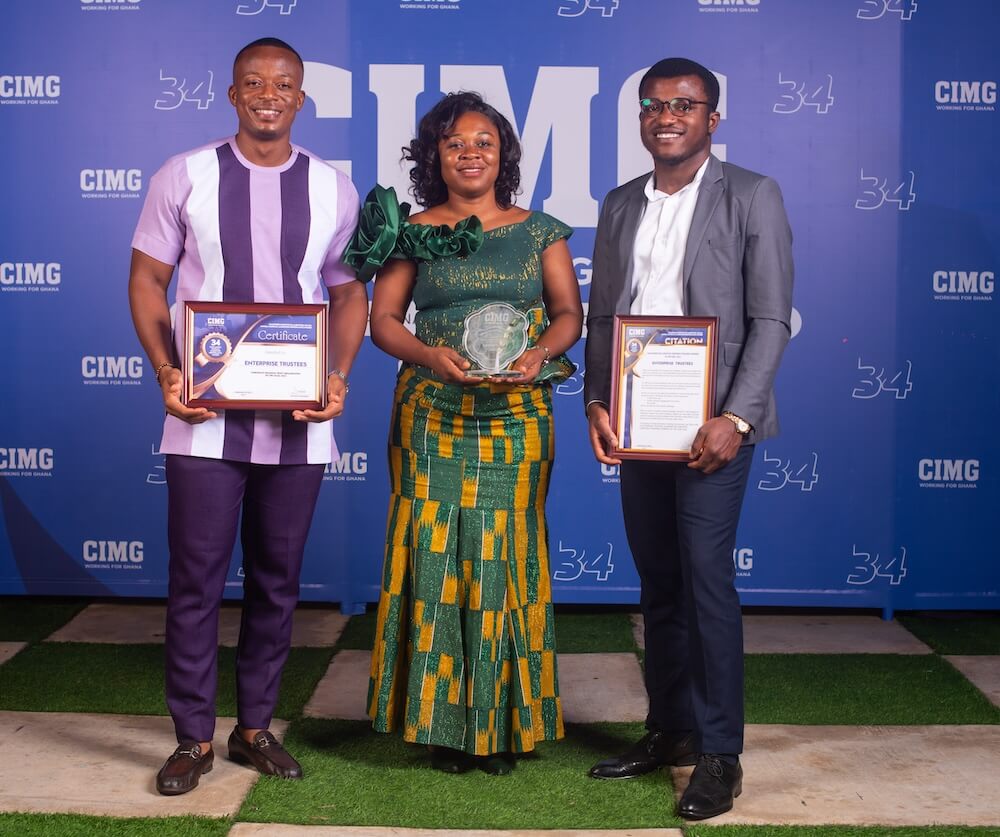 ENTERPRISE TRUSTEES NAMED CIMG PENSION CORPORATE TRUSTEE OF THE YEAR FOR THE SECOND TIME RUNNING